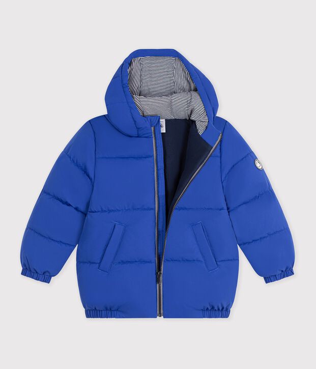 Plum&iacute;fero infantil liso azul