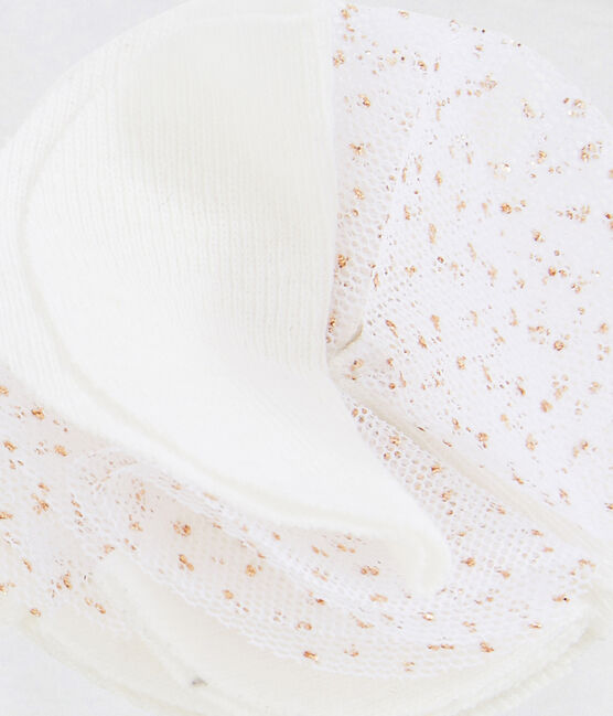 Camiseta de niña blanco MARSHMALLOW