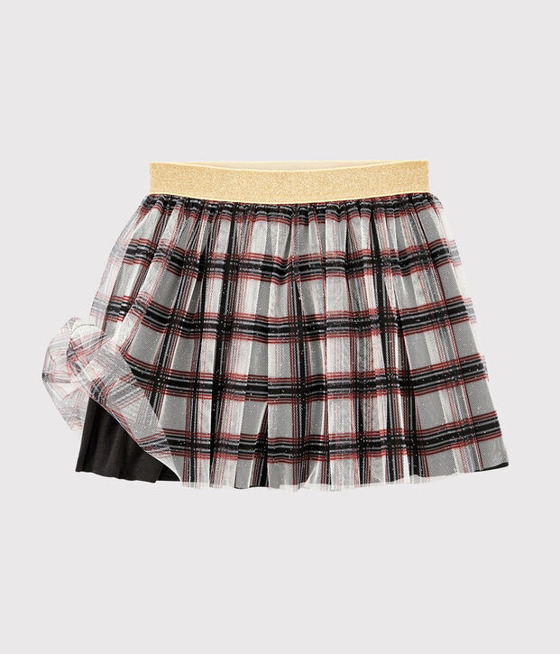 Falda de tul para ni&ntilde;a blanco/multicolor
