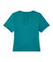 Camiseta bebé niño liso verde Olivier