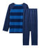 Pijama de terciopelo para niño pequeño azul MEDIEVAL/azul MAJOR