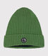 Gorro infantil de punto tricotado con forro polar