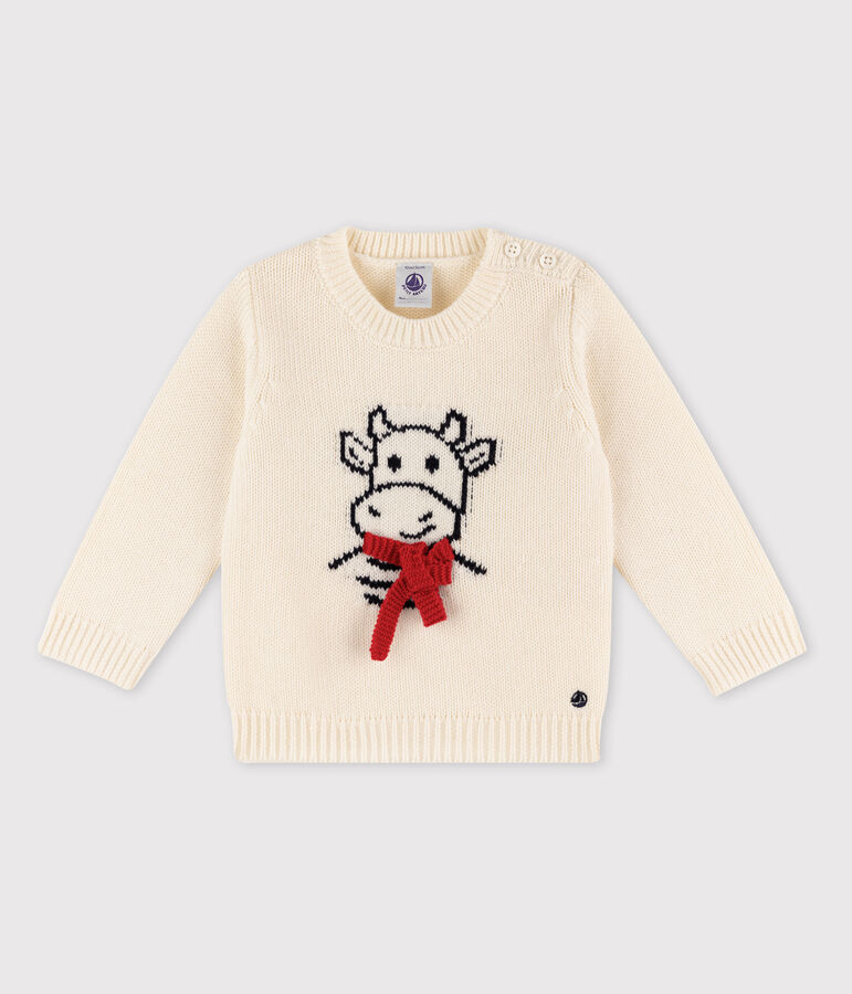 Sudadera de manga larga para beb&eacute; ni&ntilde;o blanco/multicolor