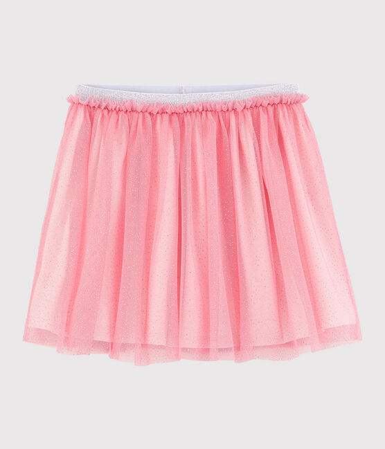 Falda de tul con lentejuelas de niña rosa GRETEL/gris ARGENT