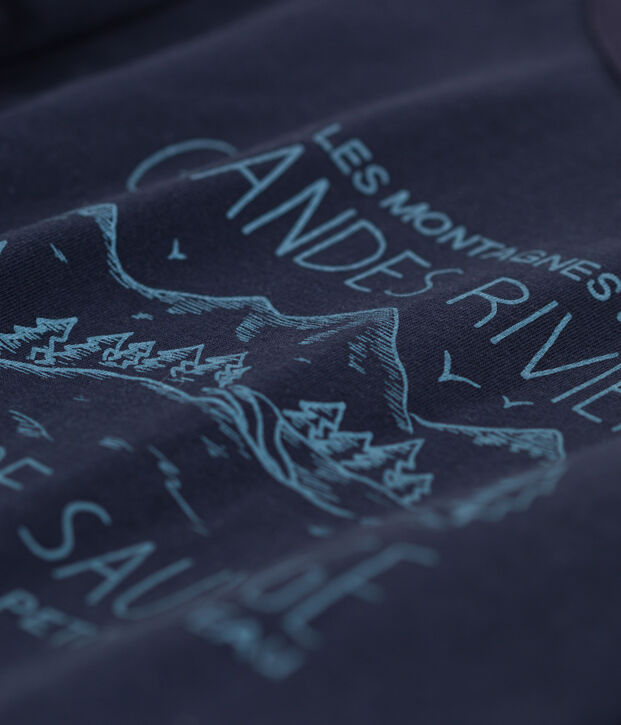 Camiseta estampada de manga larga para ni&ntilde;o SMOKING