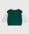 Peluche de beb&eacute; de algod&oacute;n bicolor verde/beige
