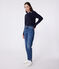 Jersey marinero de algodón liso para mujer azul SMOKING