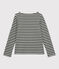 Camiseta de mujer gris ORAGE/blanco MARSHMALLOW