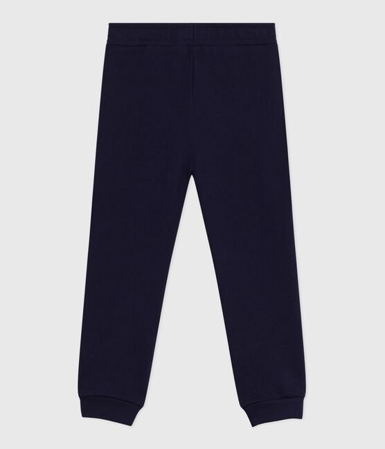 Pantalón de chándal de muletón para niña azul SMOKING