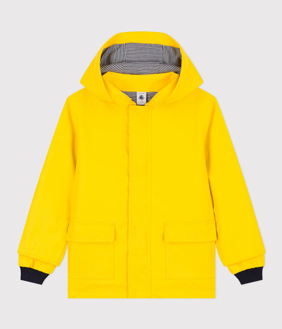 Impermeable emblemático para niña/niño amarillo JAUNE