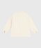 Chaqueta vaquera infantil lisa crudo MILK