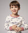 Pijama de tela de Jouy París de algodón de niño blanco MARSHMALLOW/azul MEDIEVAL