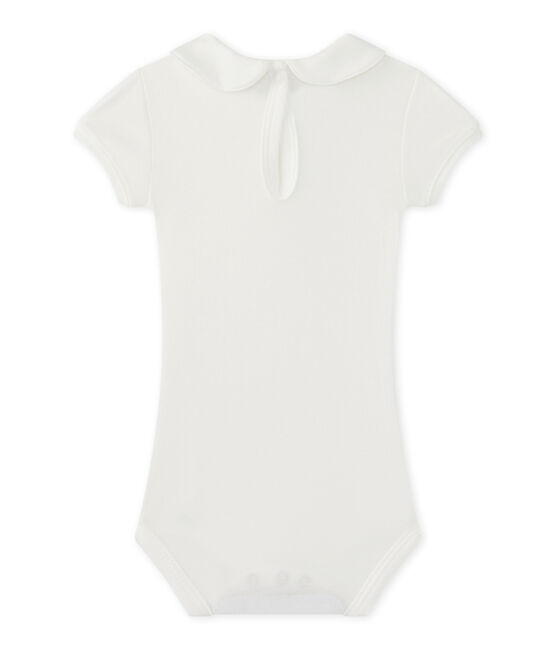 Body para bebé niña con cuello blanco MARSHMALLOW
