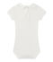 Body para bebé niña con cuello blanco MARSHMALLOW