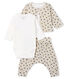 Conjunto de tres piezas para bebé niño de lana y algodón