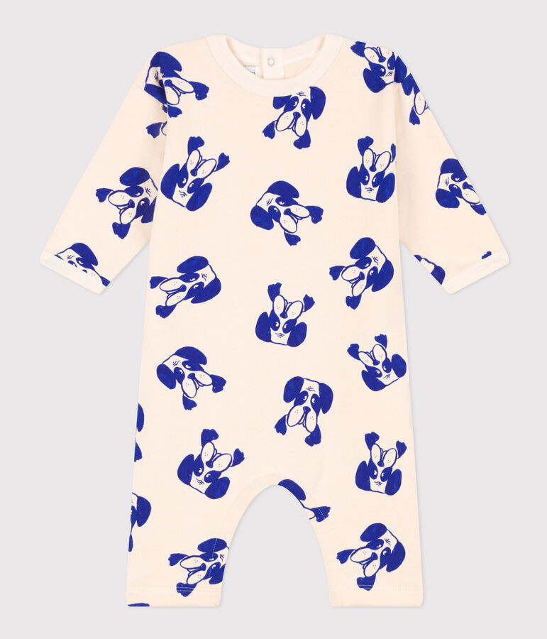 Mono largo de mulet&oacute;n estampado para beb&eacute; crudo/multicolor