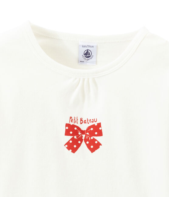 Pijama para niña rojo TERKUIT/blanco MARSHMALLOW
