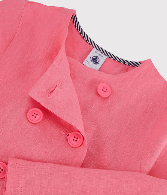 Chaqueta infantil para niña rosa CUPCAKE