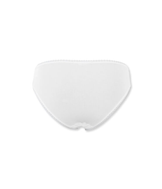 braguita para mujer en jersey lycra efecto second skin blanco LAIT