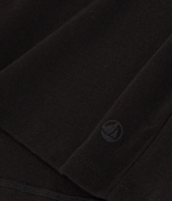 Camiseta sin mangas de algodón para mujer negro BLACK