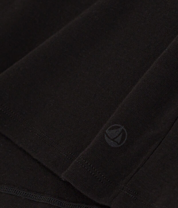 Camiseta sin mangas de algod&oacute;n para mujer negro