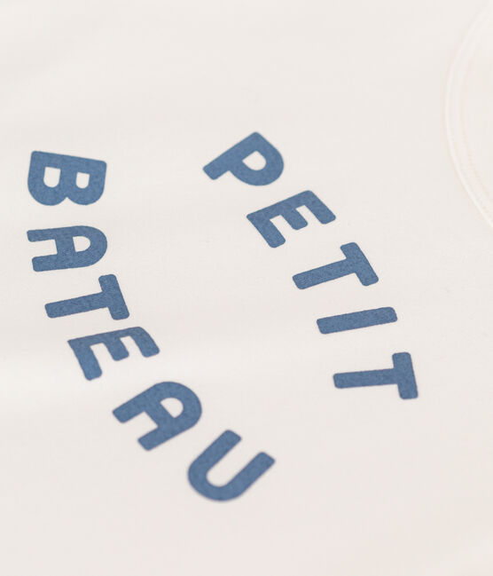 Camiseta de jersey ligero para niño blanco MARSHMALLOW