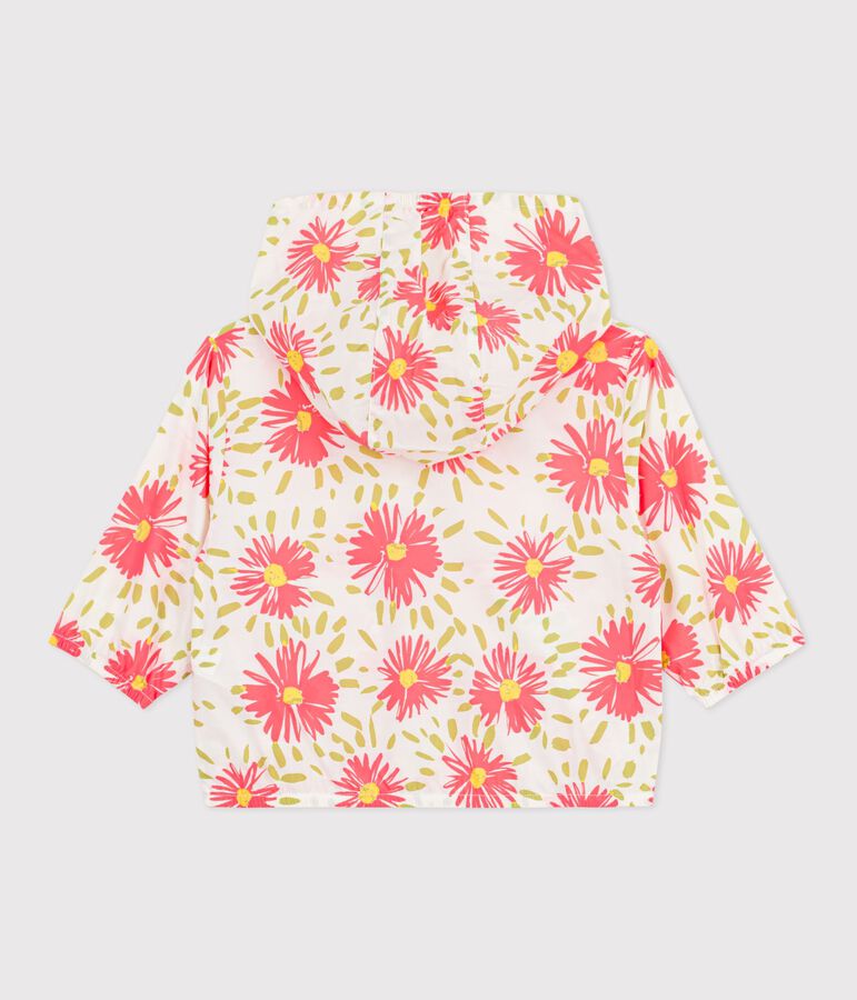 Cortavientos ultraligero para beb&eacute; blanco MARSHMALLOW/blanco MULTICO