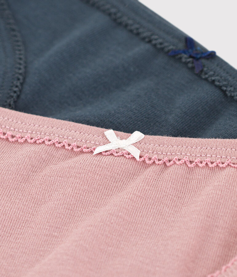 Juego de 2 braguitas de algod&oacute;n para ni&ntilde;a multicolor