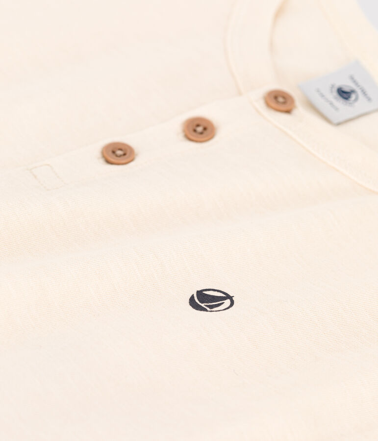 Camiseta de algod&oacute;n de manga corta para ni&ntilde;o crudo AVALANCHE