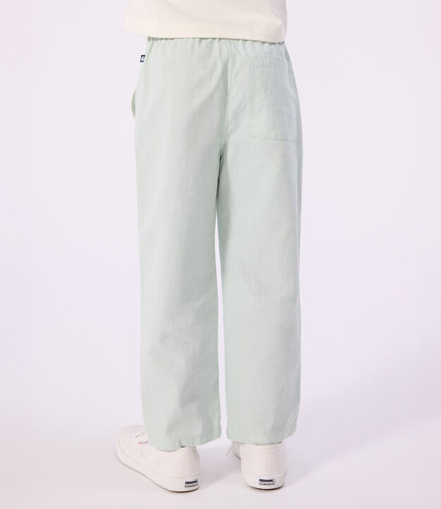 Pantal&oacute;n infantil de algod&oacute;n y lino SPRAY