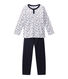 Pijama con cuello tunecino para niño