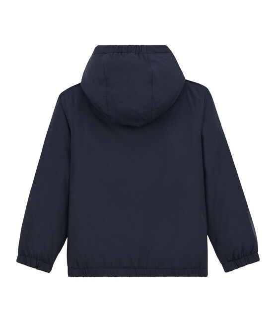 Cortavientos cálido y reversible infantil unisex azul SMOKING
