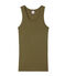 Camiseta sin mangas para mujer en punto original verde LITOP
