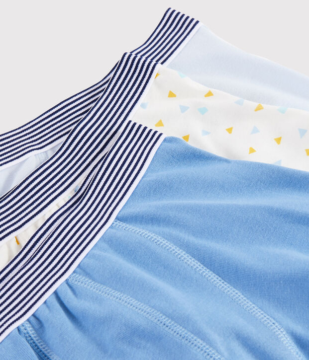 Lote de 3 b&oacute;xeres con estampado geom&eacute;trico para ni&ntilde;o peque&ntilde;o multicolor