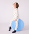 Pijama infantil de felpa con estampado de pingüinos azul MILK/ SOIR