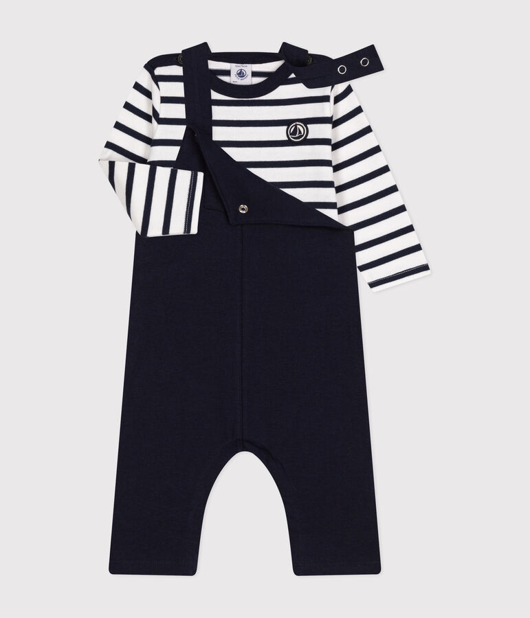 Estuche de regalo con peto y marinera para beb&eacute; multicolor