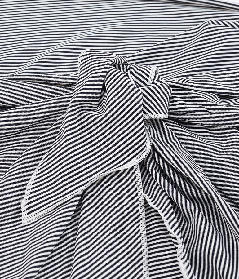 Pareo para mujer azul ABYSSE/blanco LAIT