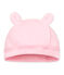 Gorro nacimiento de terciopelo para bebé unisex rosa VIENNE