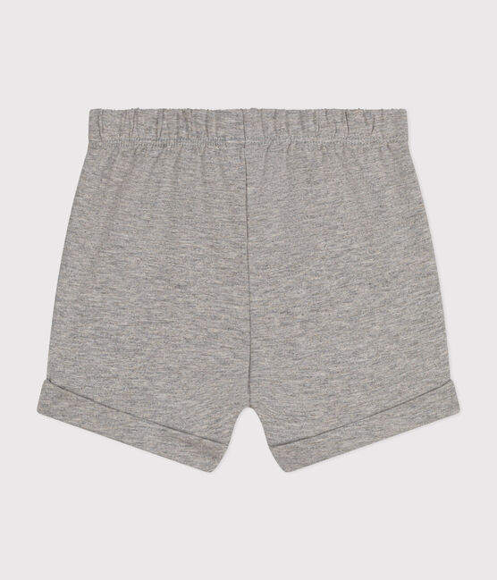 Pantalón corto de jersey ligero de bebé gris CHATON CHINE