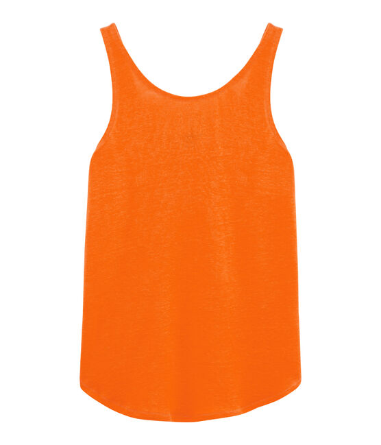 Camiseta de tirantes de lino para mujer TIGER