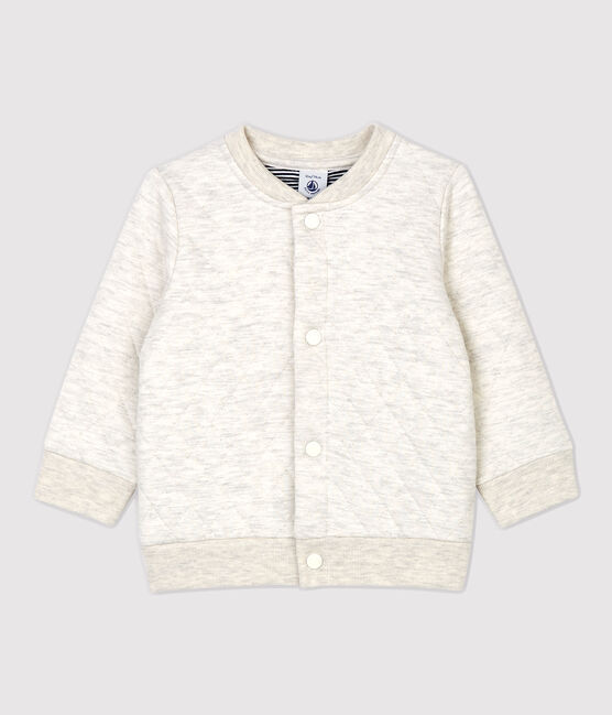 Cárdigan acolchado de bebé. beige MONTELIMAR CHINE
