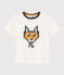 Camiseta serigrafiada para niño blanco MARSHMALLOW