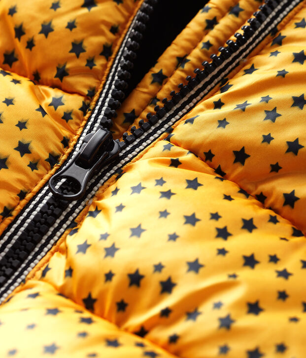 Chaqueta acolchada para beb&eacute; ni&ntilde;o amarillo/azul