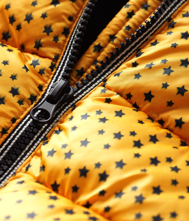 Chaqueta acolchada para beb&eacute; ni&ntilde;o amarillo/azul