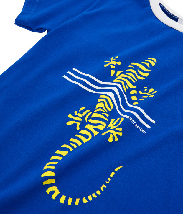 Camiseta de ni&ntilde;o azul