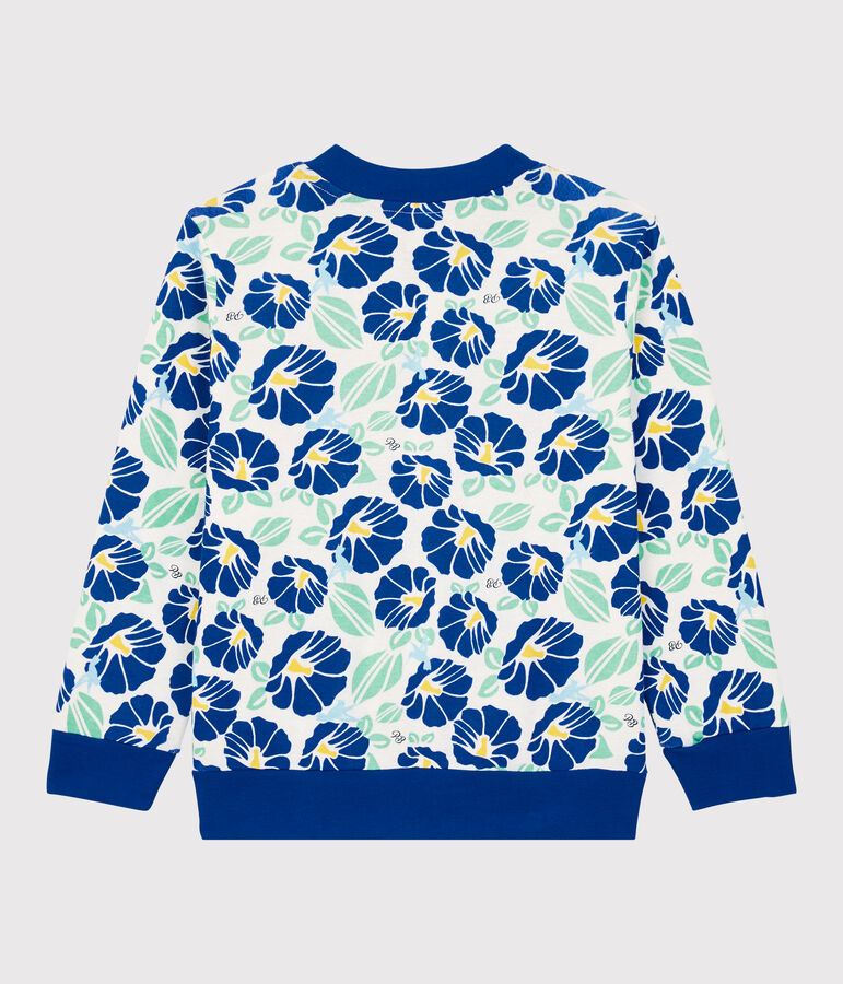 Rebeca de algod&oacute;n de ni&ntilde;o blanco/multicolor