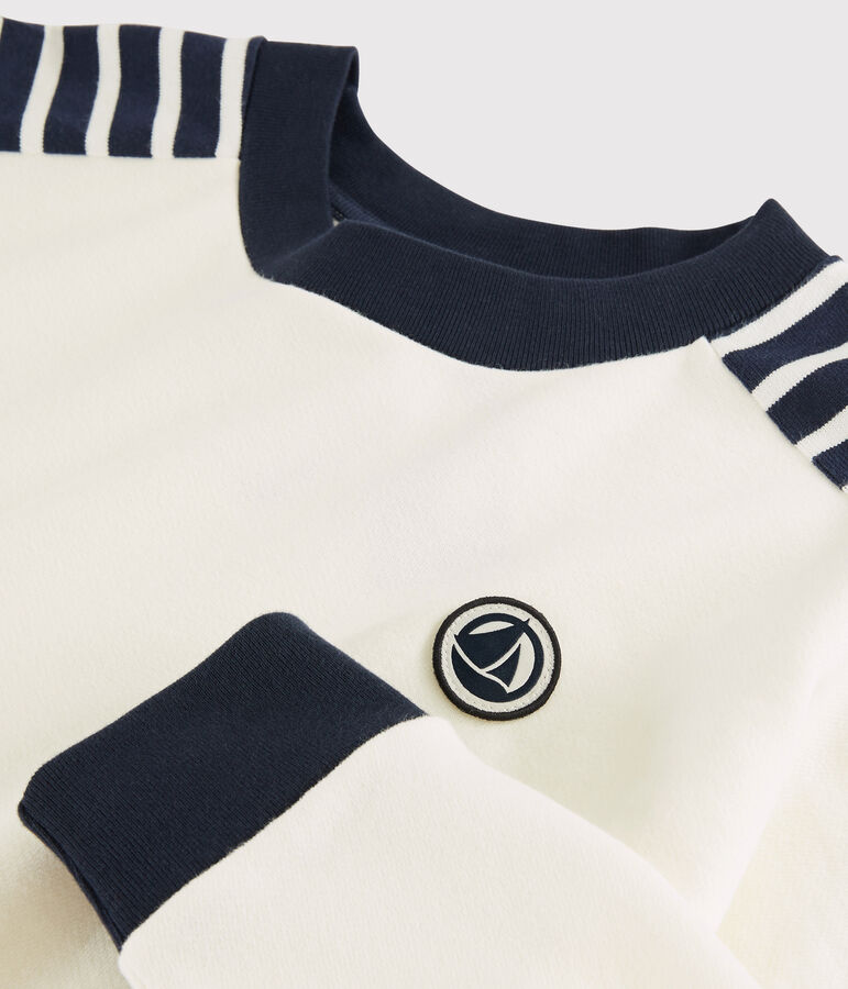 Sudadera para mujer blanco/azul