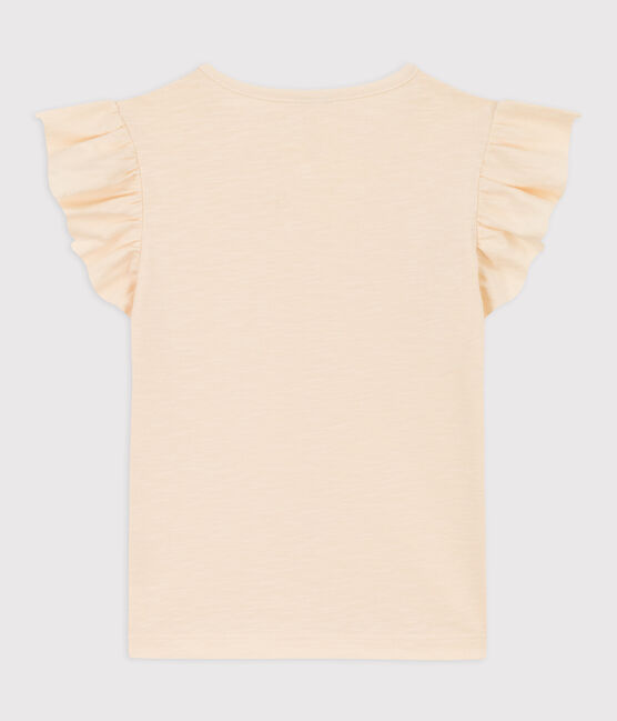 Camiseta de algodón de manga corta para niña crudo AVALANCHE