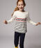 Camiseta de punto de niña/niño blanco MARSHMALLOW
