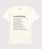 Camiseta unisex blanco MARSHMALLOW